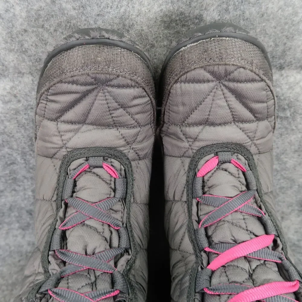Columbia Shoes Youth 5 Boots Winter Snow Minx Waterproof Lace Up Insulated Grey